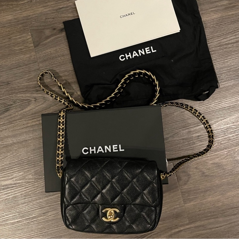Chanel medallion crossbody bag